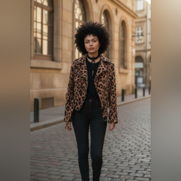 Zara Jackets & Blazers - Leopard Print Women's Jacket